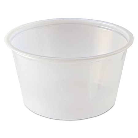 Fabri-Kal Portion Cups, 2 oz, Clear, PK2500 9505195